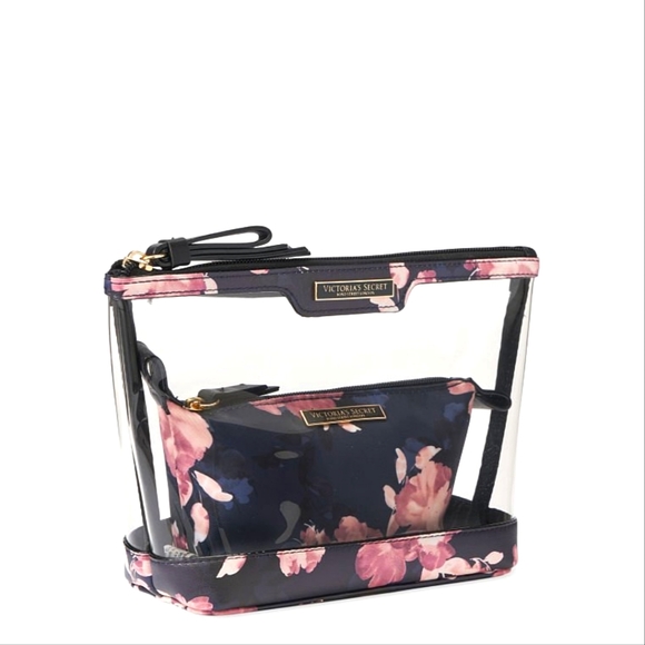 NEW Victoria's Secret Complete Carry all set in Night Bloom!! NEW W/TAGS - Picture 2 of 14